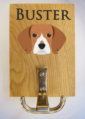 Beagle dog lead hanger