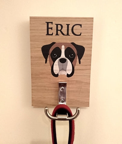 Boxer dog lead holder