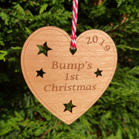 Bump's First Christmas bauble