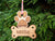 Personalised Dog Paw Christmas decoration
