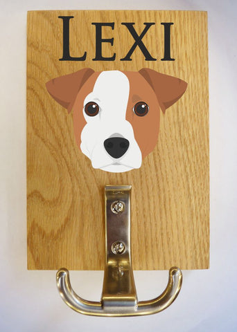 Jack Russel Dog leash hanger