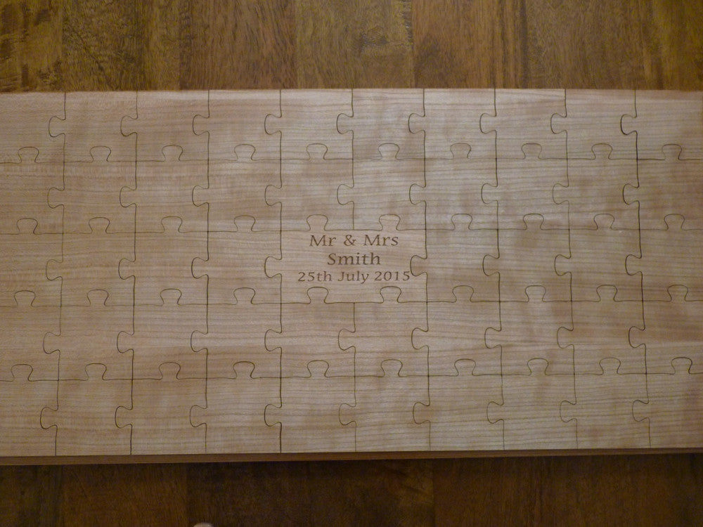 Wooden Jigsaw puzzle Guest Book Personalised Gifts
