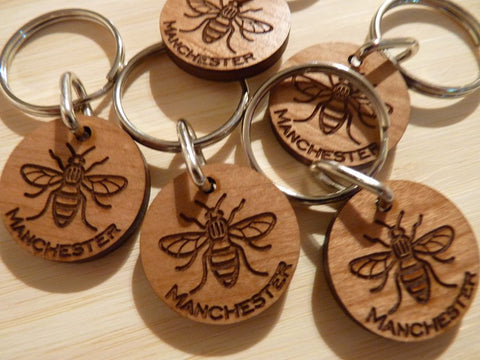 Manchester Worker Bee Keyring