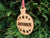 Personalised wooden name baubles