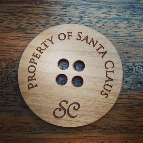 Santa Claus Button