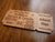 Ticket Stub Wooden Save The Date Magnet