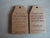 Wooden Wedding Favour gift tags