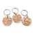 Wooden class of 2024 leavers keyrings