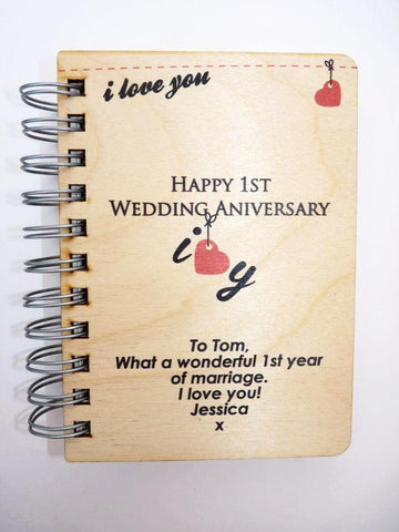 1st anniversary notebook