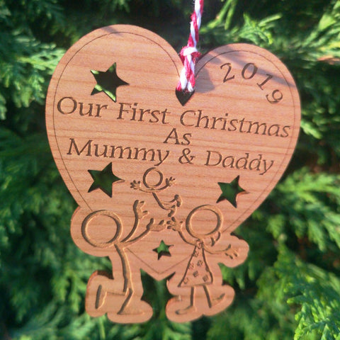 Our First Christmas as Mummy & Daddy Decoration