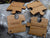 Personalised Wood 4 piece Jigsaw keyring