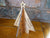 Christmas Tree Stand up wooden card decorations