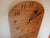 Wedding dated wooden wall clock
