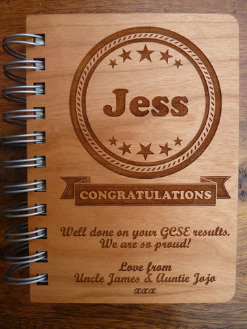 Personalised "Congratulations" A6 Journal