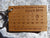 The day you became my Daddy : Wooden keyring