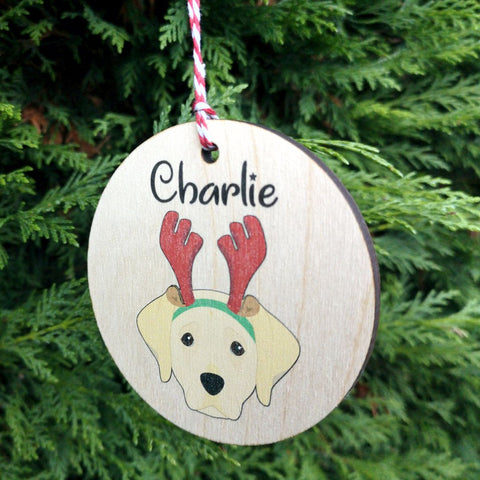 Personalised Labrador Dog Decoration