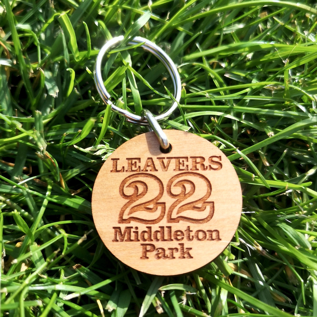 The day you became my Daddy Wooden keyring Personalised Gifts