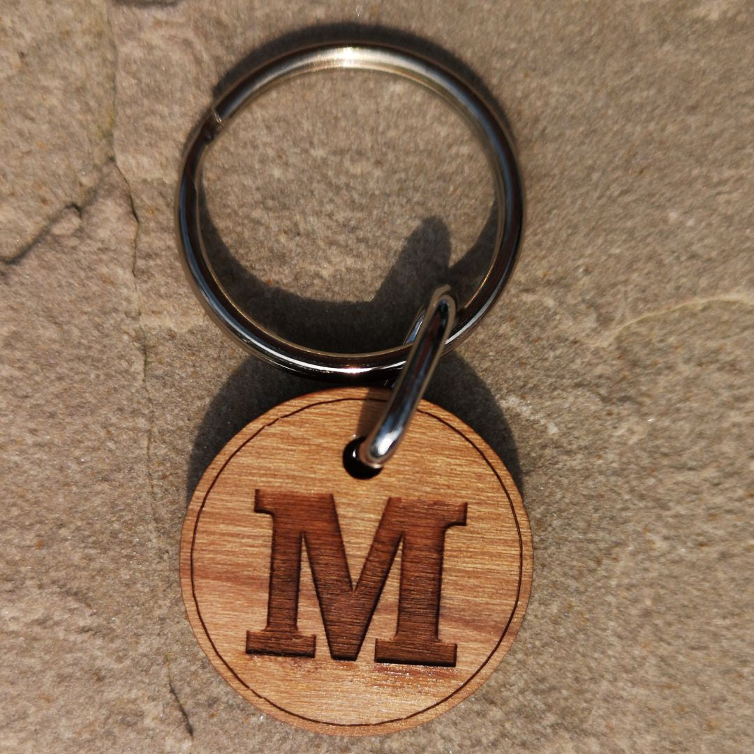 The day you became my Daddy : Wooden keyring – Personalised Gifts