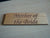 Wooden Table Name place settings