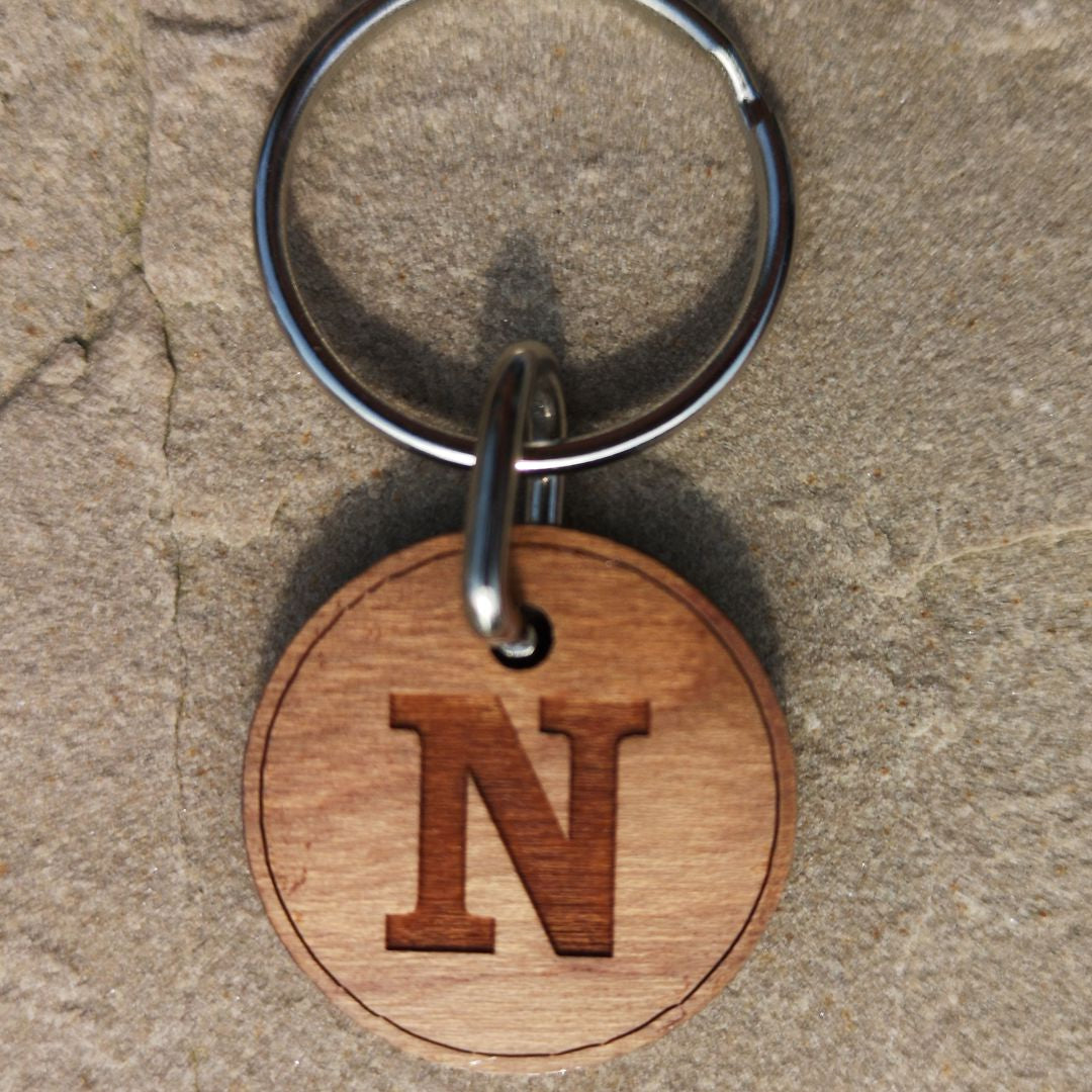 The day you became my Daddy : Wooden keyring – Personalised Gifts