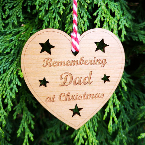 Remembering Dad at Christmas Bauble