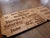 Ticket Stub Wooden Save The Date Magnet