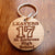 Engraved Wooden promotional keyrings