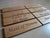 Wooden Table Name place settings
