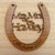 Personalised Wedding Horseshoe wooden