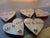 Wooden Wedding Table Heart Confetti Decorations
