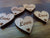 Wooden Wedding Table Heart Confetti Decorations